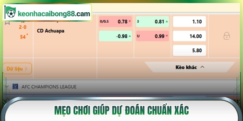 Mẹo chơi giúp dự đoán chuẩn xác
