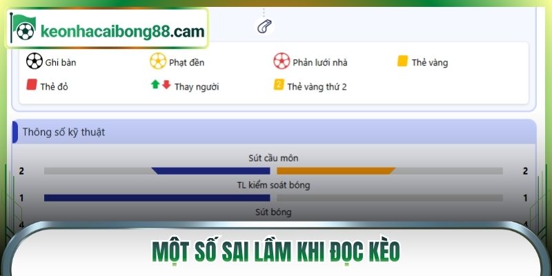 Một số sai lầm khi đọc kèo
