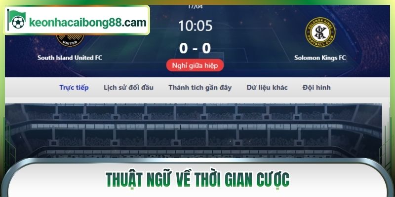 Thuật ngữ về thời gian cược