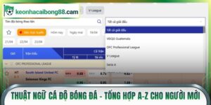 Thuật ngữ cá độ bóng đá